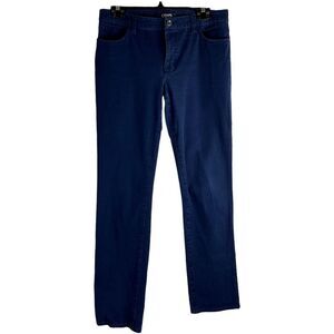Chaps Navy Blue Casual Pants Size 8 Straight Leg